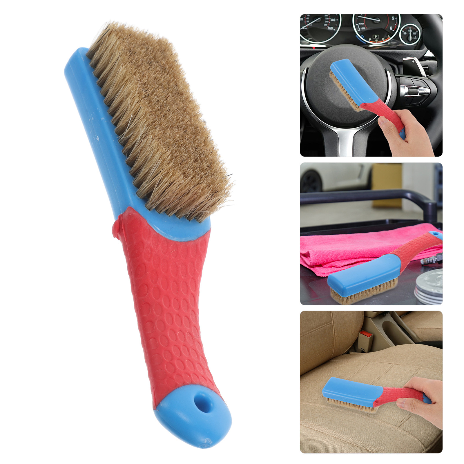 Leather Cleaner Interior - Car Interior Cleaning Brush Upholstery Floor