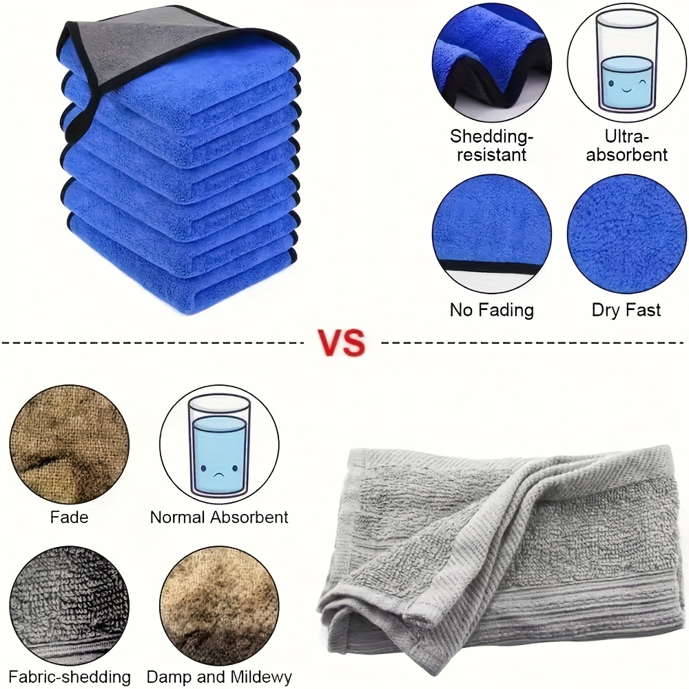 1-10pcs Microfiber Car Cleanin - Microfiber Towel Detailing review and price