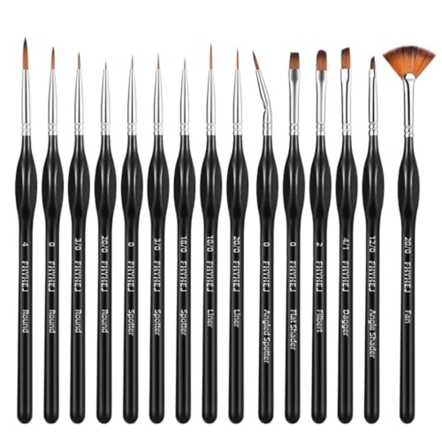 Detail Paint Brushes Set, 15PC - Detailing Brush Set review and price