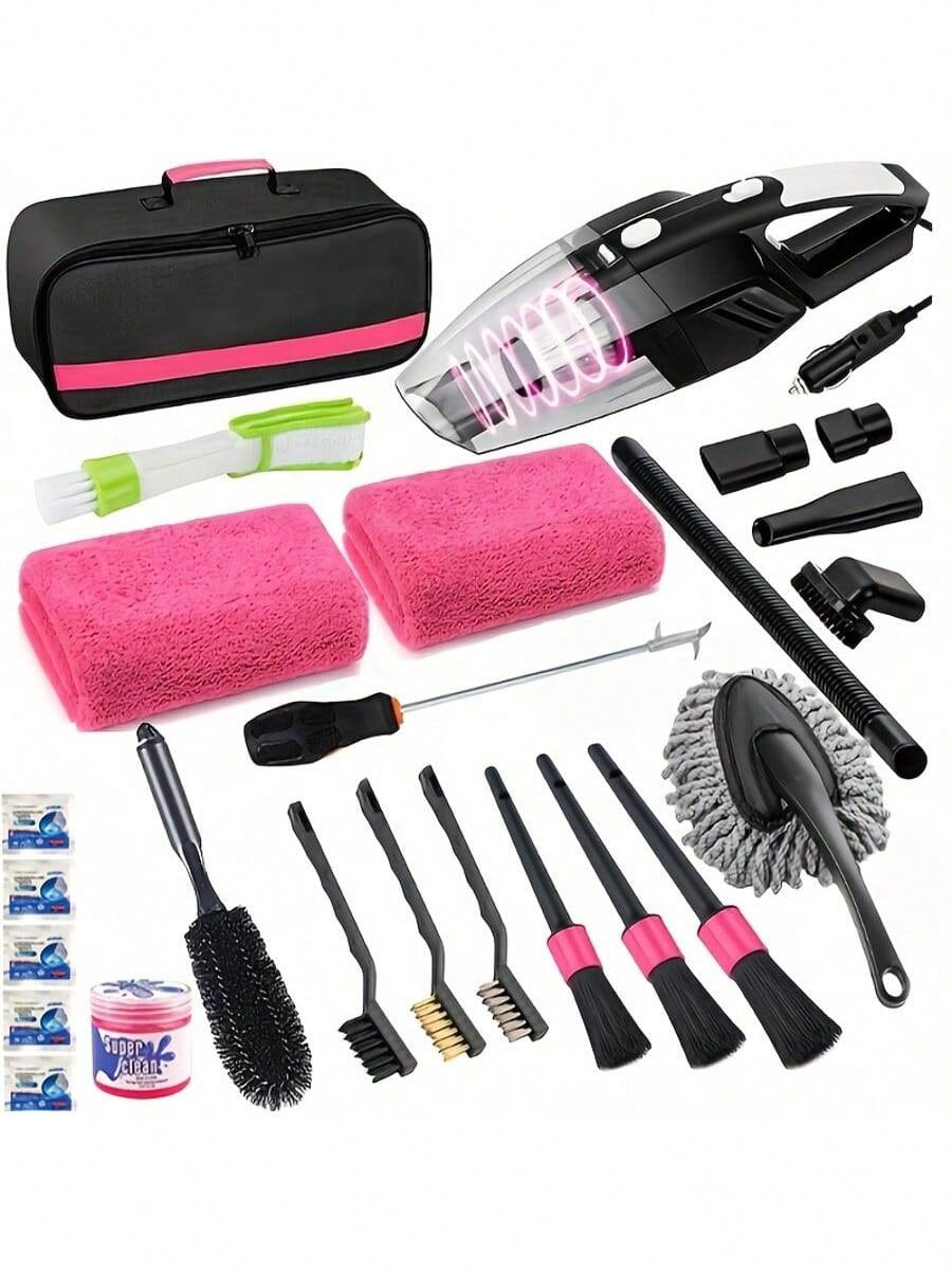 25pcs Car Cleaning Wash Kit In - Interior Detailing Kit review and price