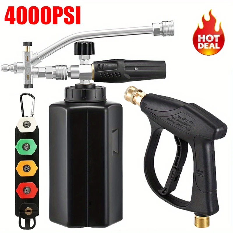 4000PSI Foam Cannon High Press - Foam Cannon Car Wash review and price
