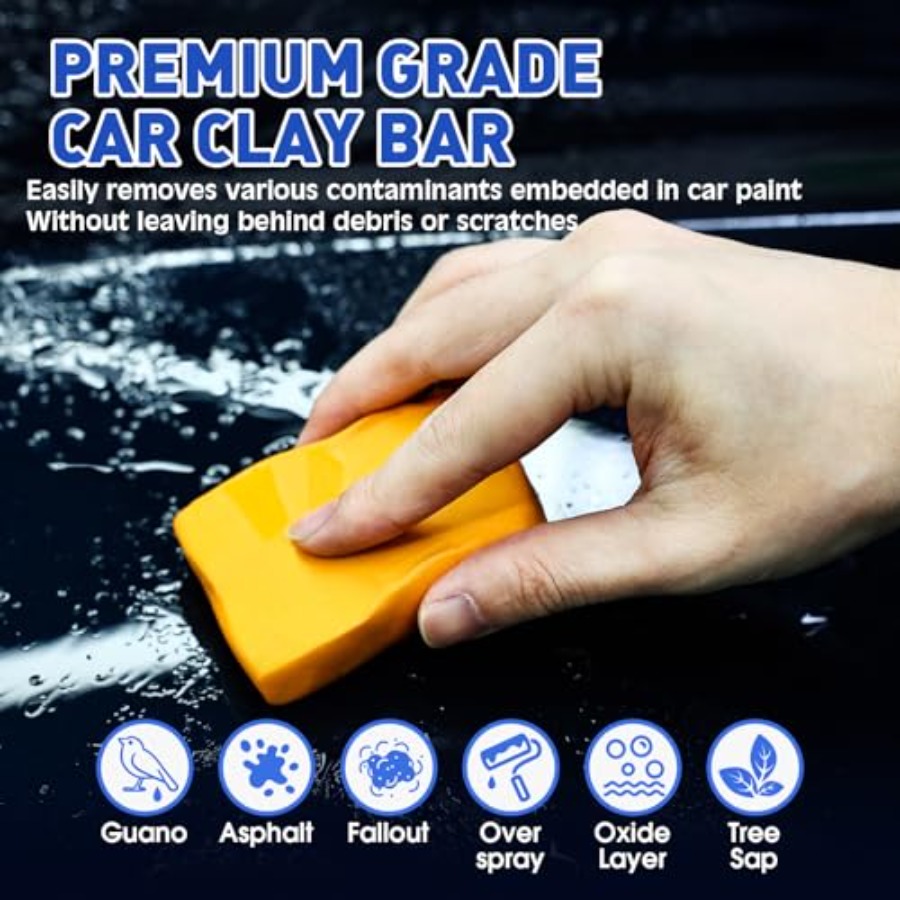 Clay Bars Kit, 6 Clay Bars and - Clay Bar Lubricant review and price