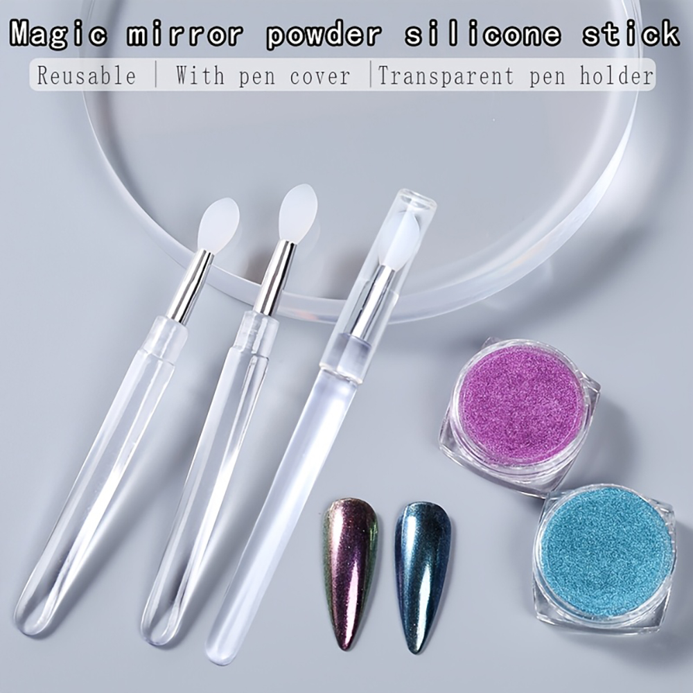 Reusable Chrome Glitter Applyi - Wax Applicator Pad review and price