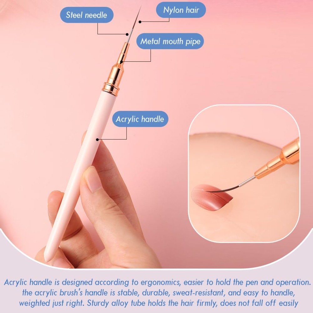 Professional Nail Art Liner Br - Detailing Brush Set review and price