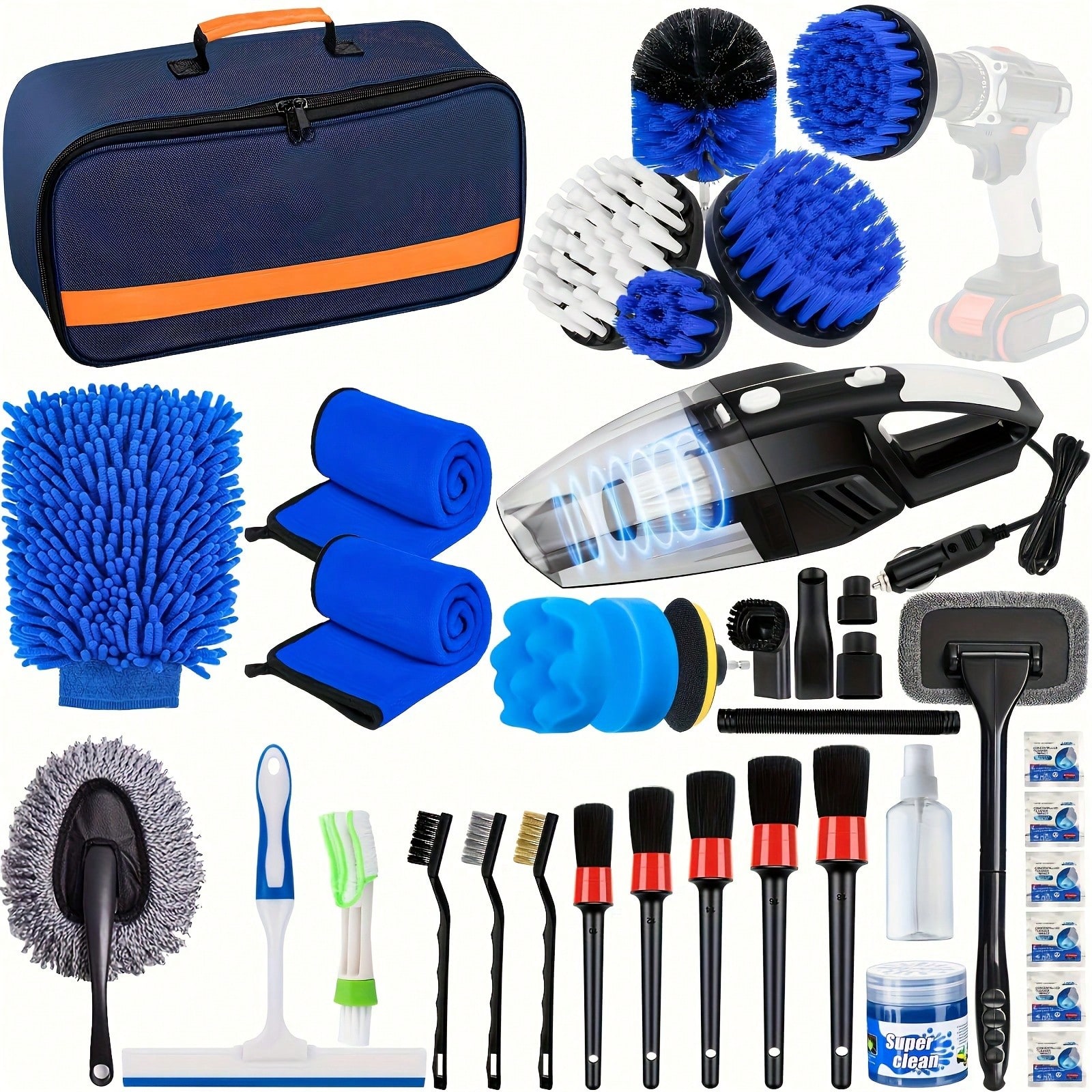 Car Detailing Brush Set, Car D - Interior Detailing Kit review and price
