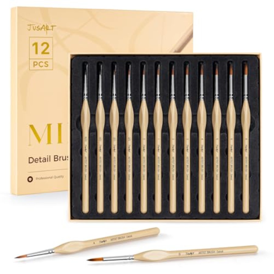 Detail Paint Brushes Set, 12 P - Detailing Brush Set review and price