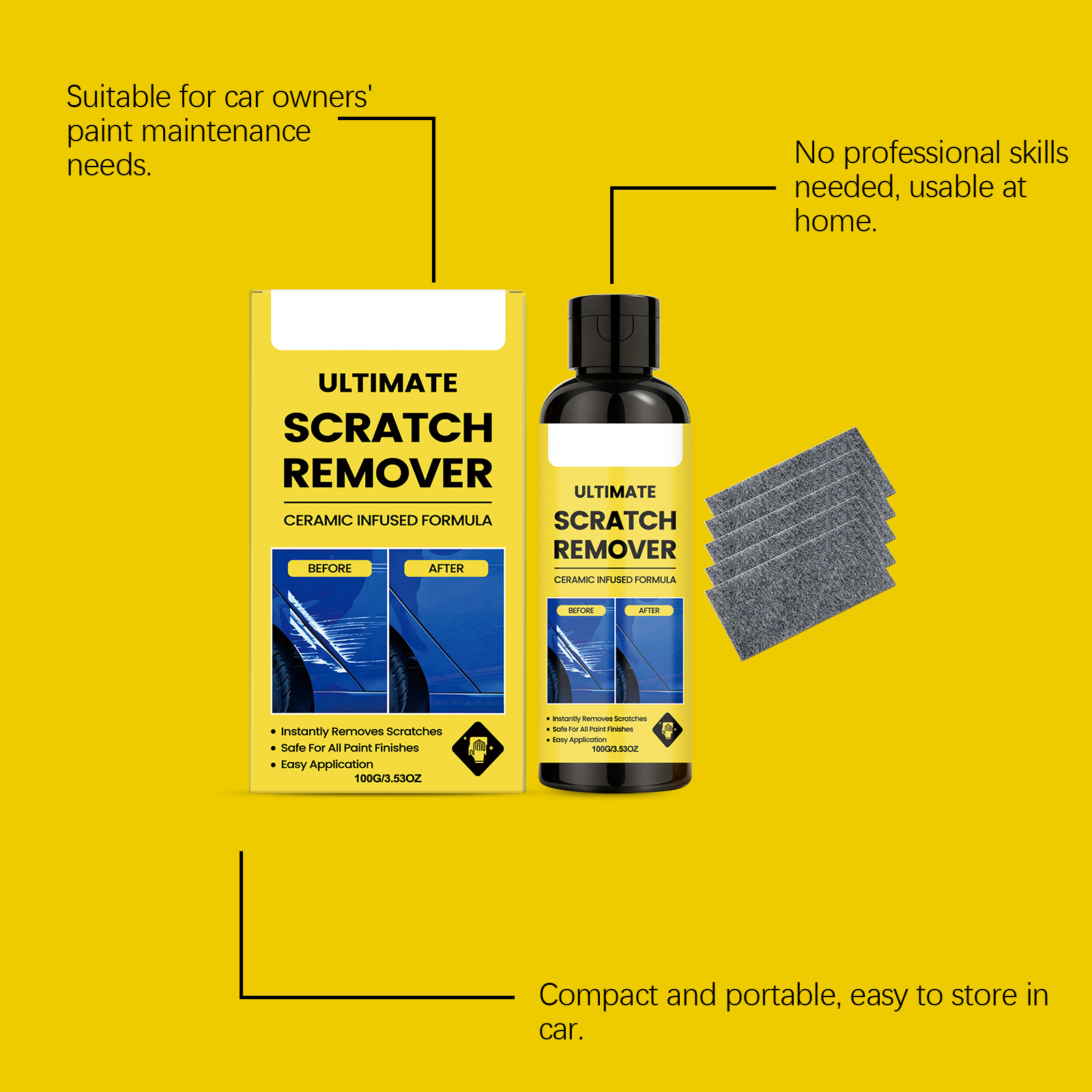 Ceramic Infused Car Scratch Re - Car Wax Ceramic Coating review and price