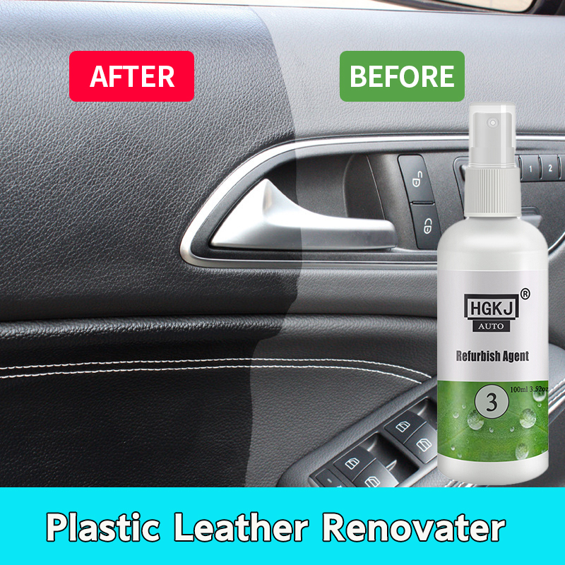 Plastic Leather Renovater Car  - Seat Cleaner Fabric review and price